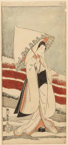 Edo period (1615-1868), circa 1783 Katsukawa Shunsho (1726-1792)