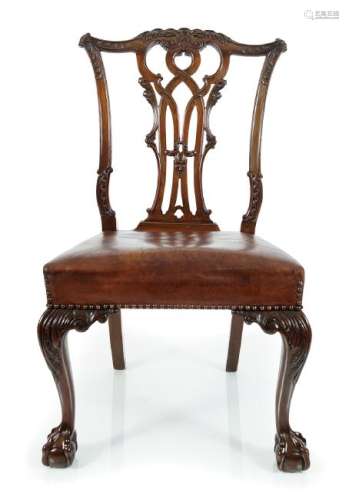 18TH-CENTURY CHIPPENDALE SIDE CHAIR