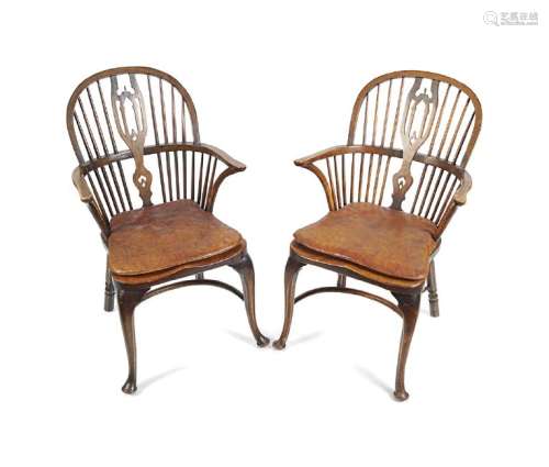 SET OF SIX 19TH-CENTURY WINDSOR CHAIRS
