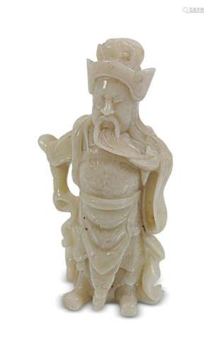 CHINESE MARBLE FIGURE