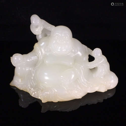 A STORY DESIGN HETIAN JADE ORNAMENT