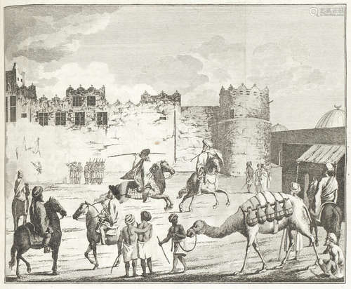 Voyage en Arabie et en d'autres pays de l'Orient. Avec l'extrait de sa description de l'Arabie & des observations de Mr. Forskal, 2 vol., [Bern] En Suisse, chez les libraires associés, 1780 NIEBUHR (CARSTEN)