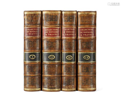 A New General Collection of Voyages and Travels... Comprehending Every Thing Remarkable in the Kind, in Europe, Asia, Africa, and America, 4 vol., FIRST EDITION, Thomas Astley, [1745-1747] ASTLEY (THOMAS, PUBLISHER)