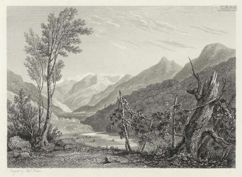Illustrations of the Passes of the Alps, by Which Italy Communicates with France, Switzerland, and Germany, 2 vol., FIRST EDITION, LARGE PAPER COPY, for the Author, 1828-1829 BROCKEDON (WILLIAM)