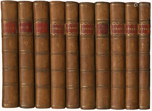 The Works, 10 vol., W. Strahan, 1780 STERNE (LAURENCE)