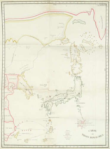 KLAPROTH (JULIUS, translator) [San Kokf Tsou Ran To Sets, ou Aperçu general des Trois Royaumes, traduit de l'original japonais-chinois], Paris and London, Oriental Translation Fund, 1834, 4to (2) JAPAN