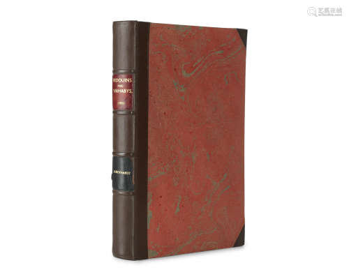 Notes on the Bedouins and Wahabys, collected during his Travels in the East, FIRST EDITION, Henry Colburn and Richard Bentley, 1830 BURCKHARDT (JOHANN LUDWIG)