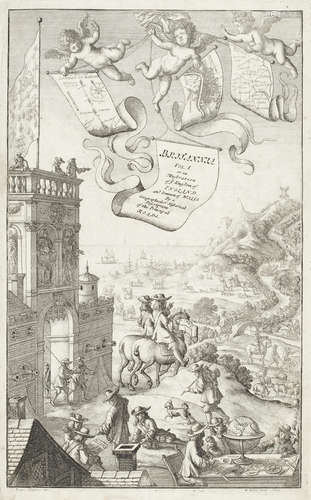 Britannia, Volume the First: or, an Illustration of the Kingdom of England Dominion of Wales: By a Geographical and Historical Description of the Principal Roads Thereof, vol. 1 [all published], FIRST EDITION, for the Author, 1675 OGILBY (JOHN)