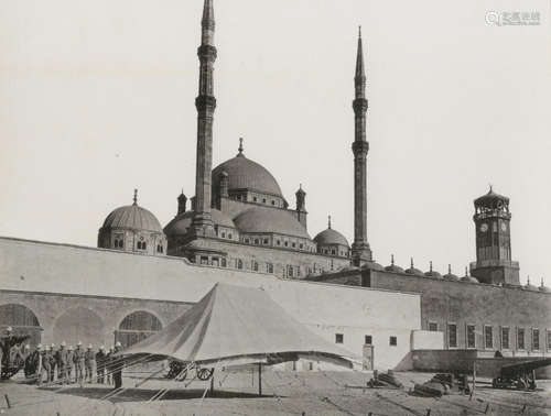 A collection of 27 albumen print views of Egypt, by J.P. Sebah, Zangaki, and others, [1920s]; and 4 other photographic albums, including two relating to Albania in the First World War and 1930s (military, local inhabitants, views), and  two relating to a journey to Afghanistan in the 1950s (8) EGYPT, ALBANIA AND AFGHANISTAN