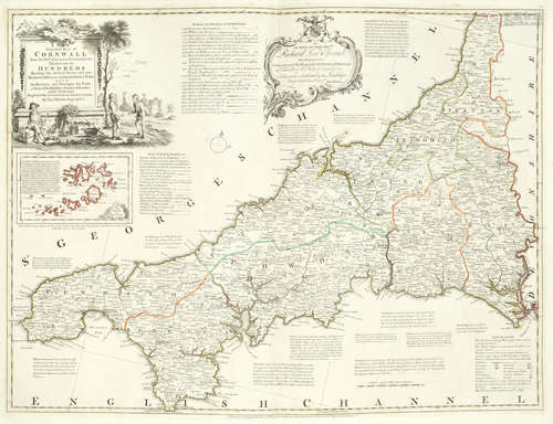 The Large English Atlas: Or, A New Set of Maps of All the Counties in England and Wales, Drawn from the Several Surveys which have been hitherto Published, T[homas] Bowles, John Bowles and Robert Sayer, [1763] BOWEN (EMANUEL) AND THOMAS KITCHIN