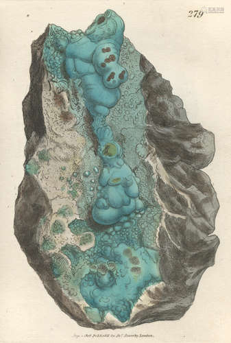 British Mineralogy: Or, Coloured Figures Intended to Elucidate the Mineralogy of Great Britain, 5 vol., FIRST EDITION, by the Author, 1804-1817 SOWERBY (JAMES)