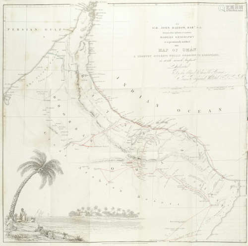 WELLSTED (JAMES RAYMOND) Travels in Arabia, 2 vol., FIRST EDITION, John Murray, 1838 ARABIA