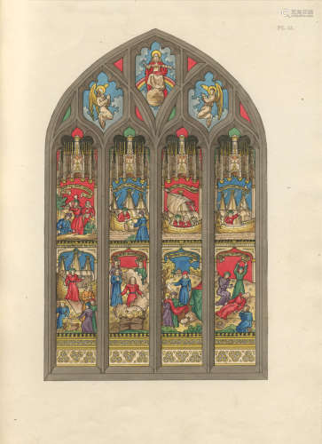 A Description, Accompanied by Sixteen Coloured Plates, of the Splendid Decorations, Recently Made to the Church of St. Neot, in Cornwall, 8vo and 4to; and 23 others relating to Cornwall (32) CORNWALL HEDGELAND (JOHN PIKE)