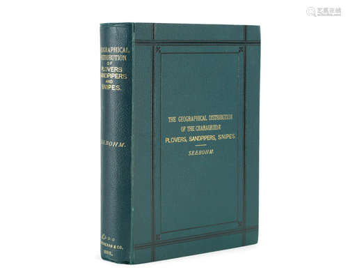 The Geographical Distribution of the Family Charadriidae, or the Plovers, Sandpipers, Snipes, and their Allies, FIRST EDITION, FIRST ISSUE, Henry Sotheran, [1887] SEEBOHM (HENRY)