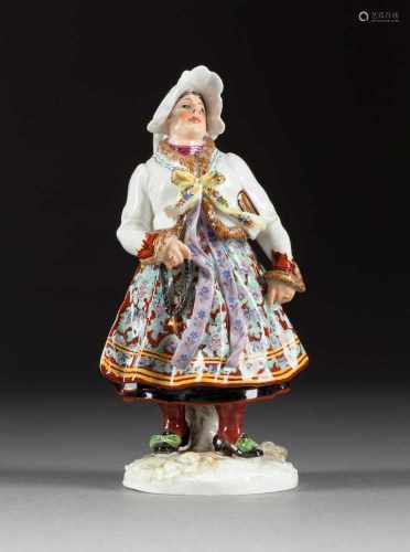 HUGO SPIELER1854 Berlin - 1922 DresdenPILSENER KIRCHGÄNGERIN Deutsch, Meissen, 1850-1924 (Entwurf