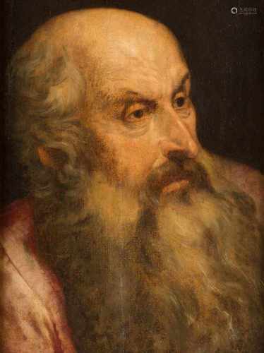 zurückgezogenPETER PAUL RUBENS (SCHOOL/STUDIO)1577 Siegen - 1640 Antwerp PORTRAIT OF A BEARDED