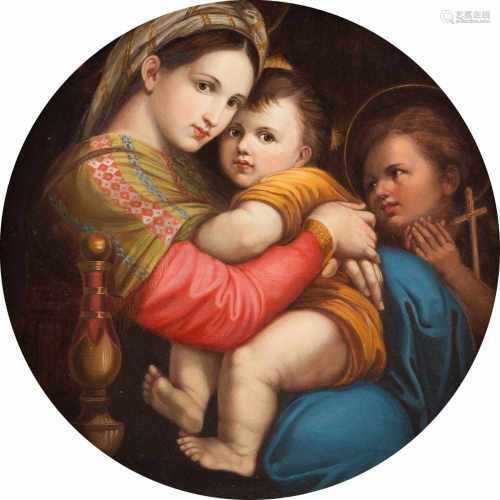 RAFFAELLO SANZIO DA URBINO (RAFFAEL) (NACHFOLGER DES 19. JH.)1483 Urbino - 1520 RomMADONNA DELLA