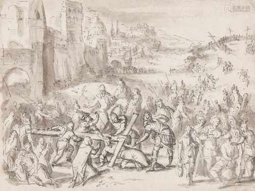 BARTHOLOMAEUS DIETTERLIN (ATTR.)Ca.1590 tätig in Straßburg - nach 1624DER WEG ZUM KALVARIENBERG