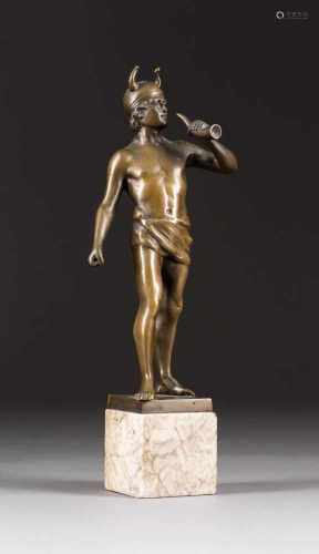 HANS KECKDeutscher Bildhauer, tätig Anfang 20. Jh. (attr.)Gallier Bronze, hell patiniert, grauer