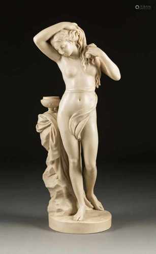 ÉTIENNE MAURICE FALCONET1716 Vevey/ Schweiz - 1791 Paris (Nachfolge)Die Badende Kunstmarmor,