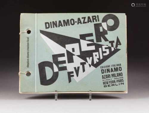 FORTUNATO DEPERO1892 Fondo - 1960 RoveretoDINAMO-AZARI: DEPERO-FUTURISTA 1913-1927 Karton und