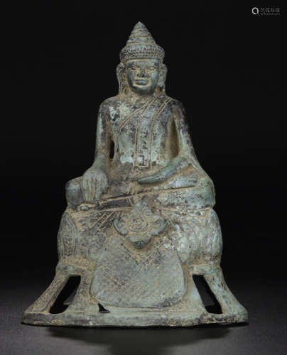 A SONG DYNASTY BRONZE CASTED BUDDHA
