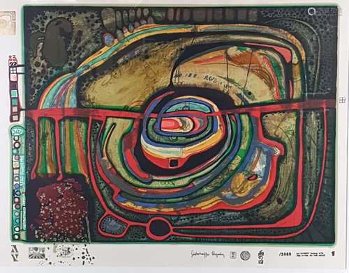 Hundertwasser, Friedensreich (1928 Wien - 2000) - 