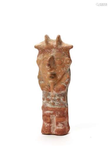 STANDING MAN-SHAPED FLUTE – BAHIA, ECUADOR, C. 500 AD