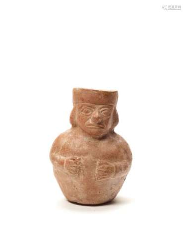 MAN-SHAPED VESSEL – MOCHE CULTURE, PERU, C. 500 AD