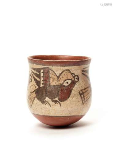 BOWL WITH BIRDS – NAZCA CULTURE, PERU, C. 200-800 AD
