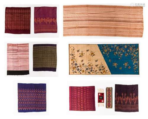 A GROUP OF ELEVEN TEXTILES – 1900-1950