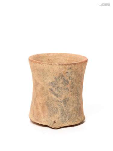 A SMALL BAN CHIANG TERRACOTTA VESSEL, 3000 BC