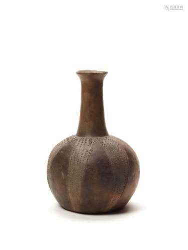 TL TESTED VESSEL WITH LONG NECK - CHAVIN CULTURE, PERU, C. 3RD CENTURY BC