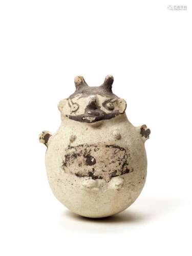 EGG-SHAPED FIGURE – CHANCAY CULTURE, PERU, 1000-1476 AD