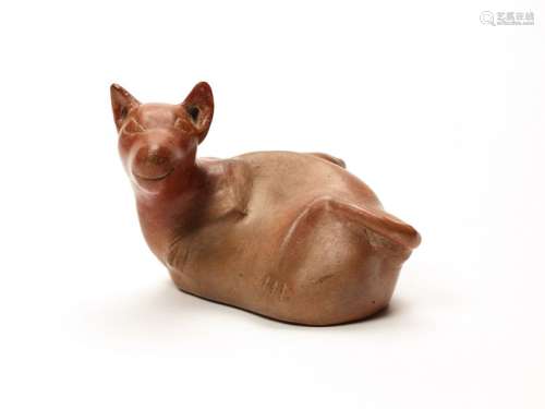 TL-TESTED DOG-SHAPED VESSEL– COLIMA CULTURE, COLOMBIA, C. 4TH CENTURY