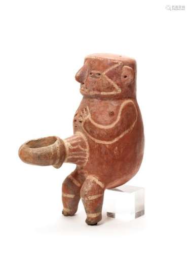 TL-TESTED BABY-SHAPED VESSEL- VICUS CULTURE, PERU, C. 3RD CENTURY BC