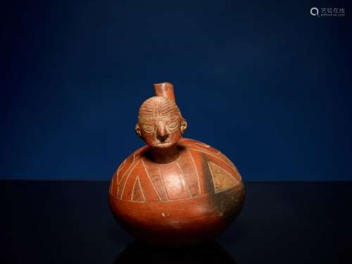 WHISTLE VESSEL - SALINAR CULTURE, PERU, C. 200 BC