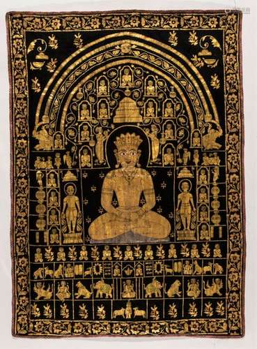 A BURMESE CLOTH WITH BUDDHA– 1920s