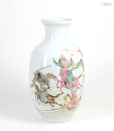 Chinese Famille-Rose Porcelain Vase