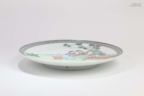 Chinese Famille-Rose Porcelain Plate