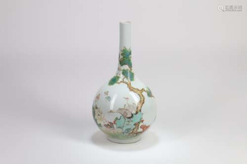 Chinese Famille-Rose Porcelain Vase