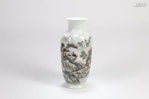 Chinese Famille-Rose Porcelain Vase