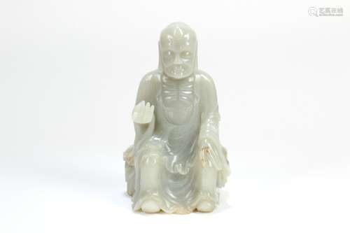 Chinese Carved Jade Figural Decoration