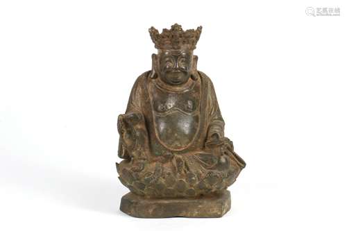 A Chinese Bronze Figural Decoration