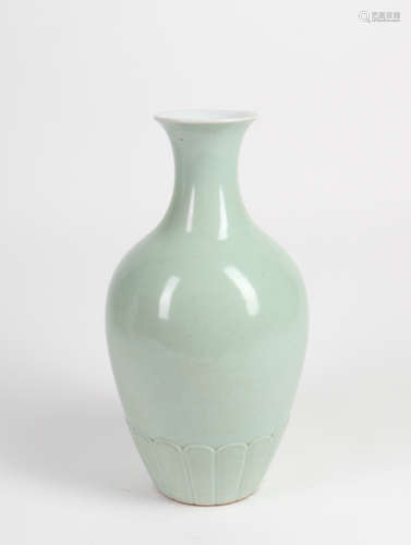 Chinese Celadon Glazed Porcelain Vase