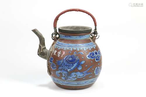 A Chinese Zisha Tea Pot