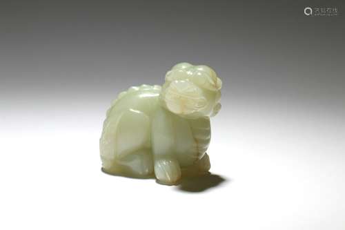 Chinese Carved Jade Foo-Dog