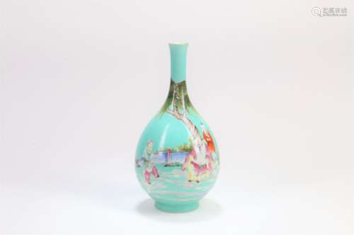 Chinese Famille-Rose Porcelain Vase