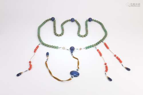 A Chinese Jade Necklace