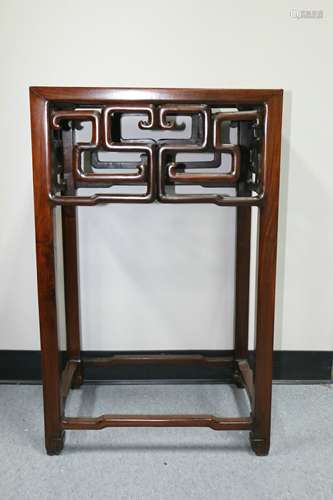 A Chinese Carved Wood Table